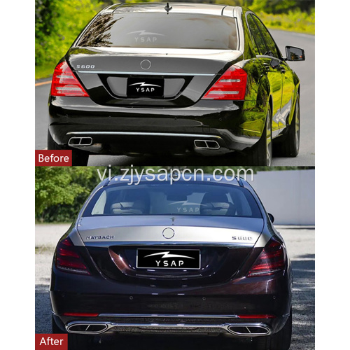 SCLASS W221 Nâng cấp lên W222 Maybach Style Bodykit
